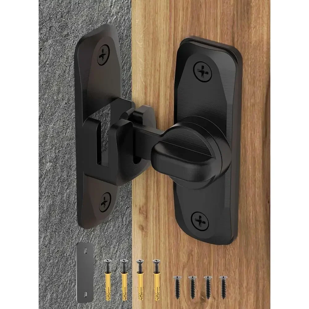 Door Lock - 90/180 Degree Flip Barn Door Lock,
