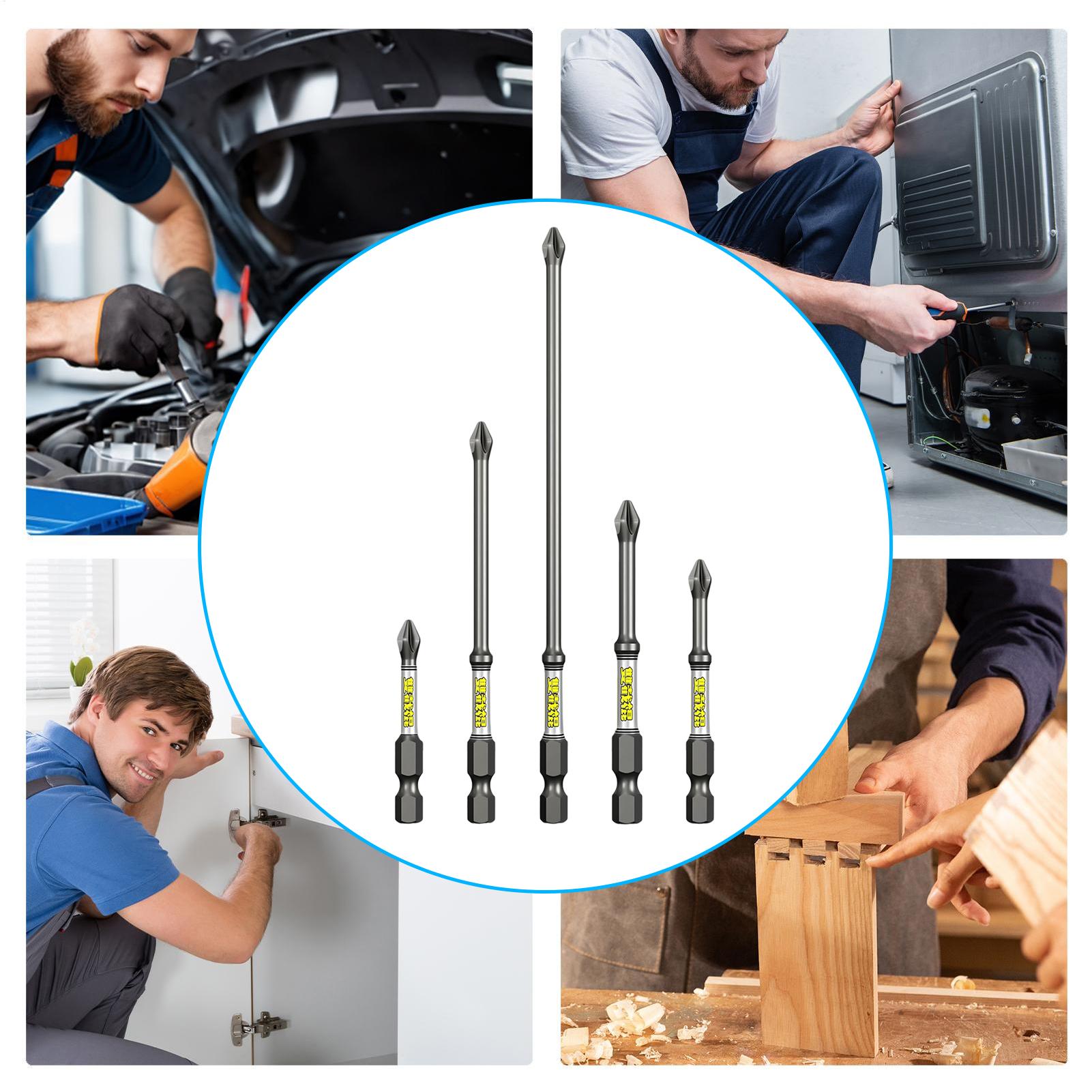 Drill Screwdriver Bit Set 5-Pi - Drill Bits recension och pris