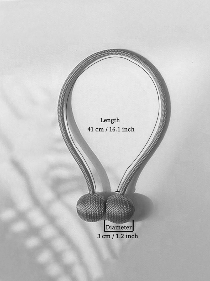 2pcs Curtain Straps with Rope  - Curtain Rods recension och pris