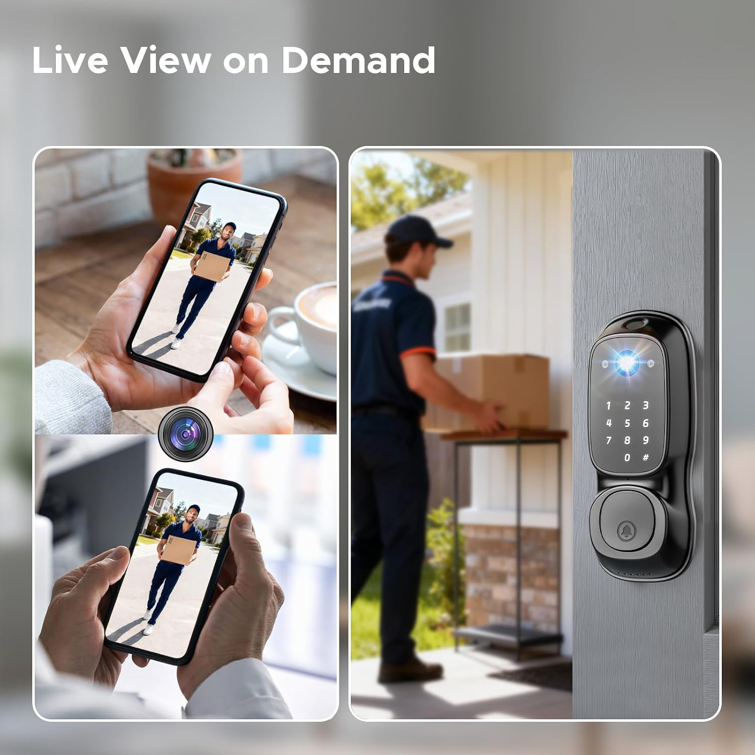 Tuya Wifi Smart Door Lock ‎Cam - Door Lock recension och pris