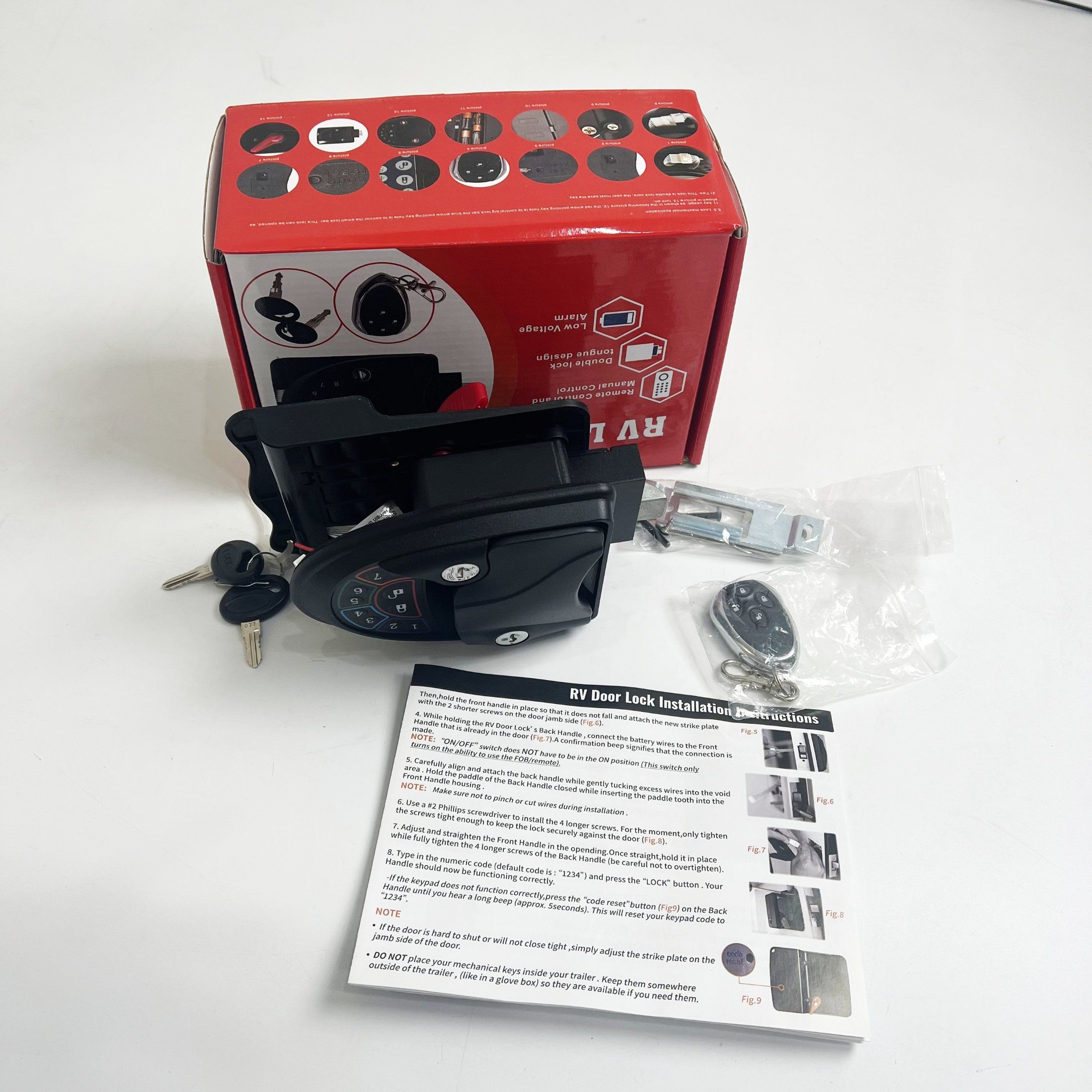 Door Coded Lock With Remote Co - Door Lock recension och pris