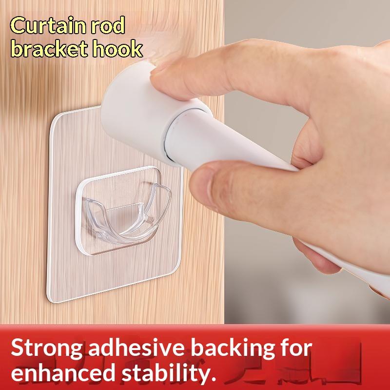 No Drill Transparent Self Adhe - Curtain Rods recension och pris