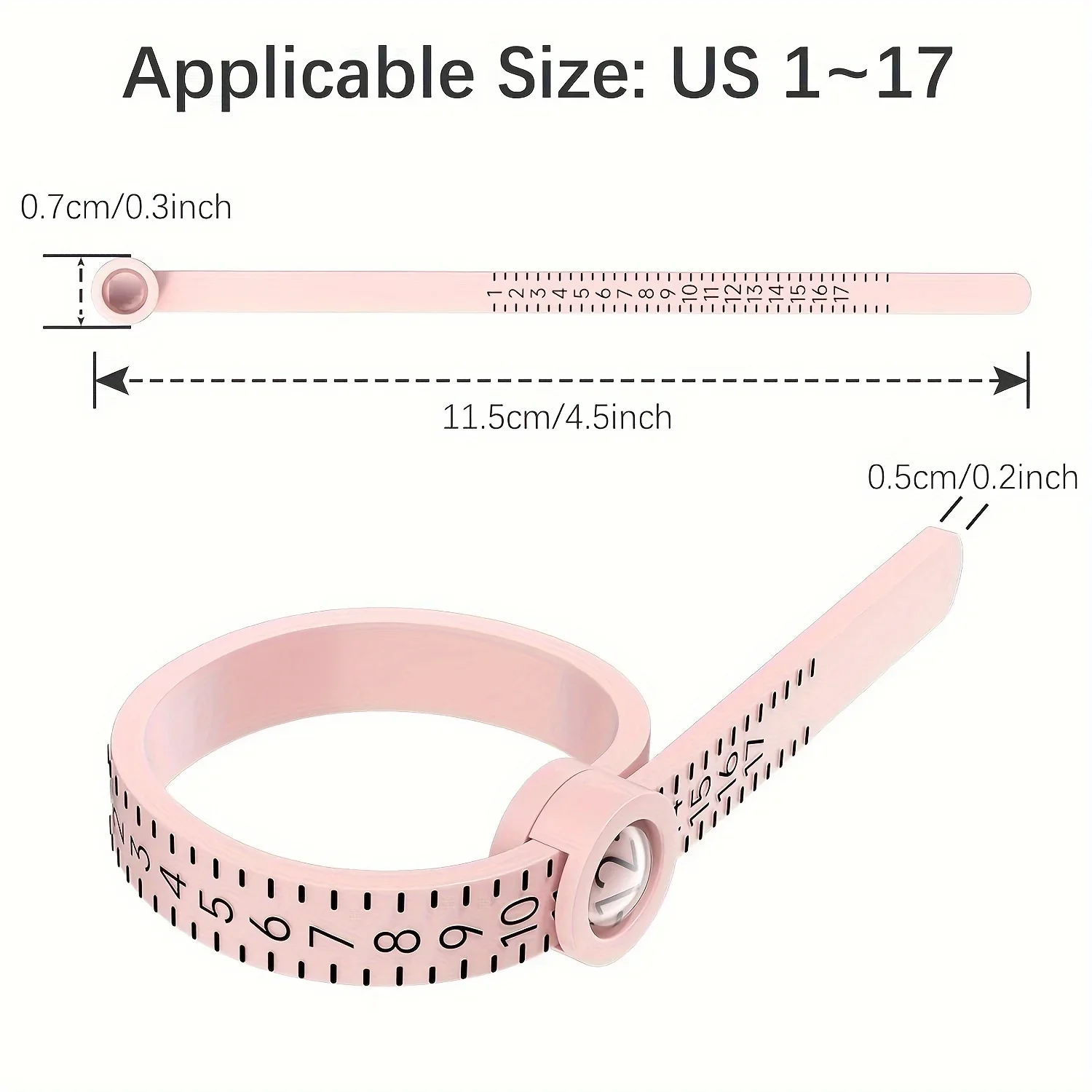1-17 Ring Dimender American Me - Tape Measure recension och pris