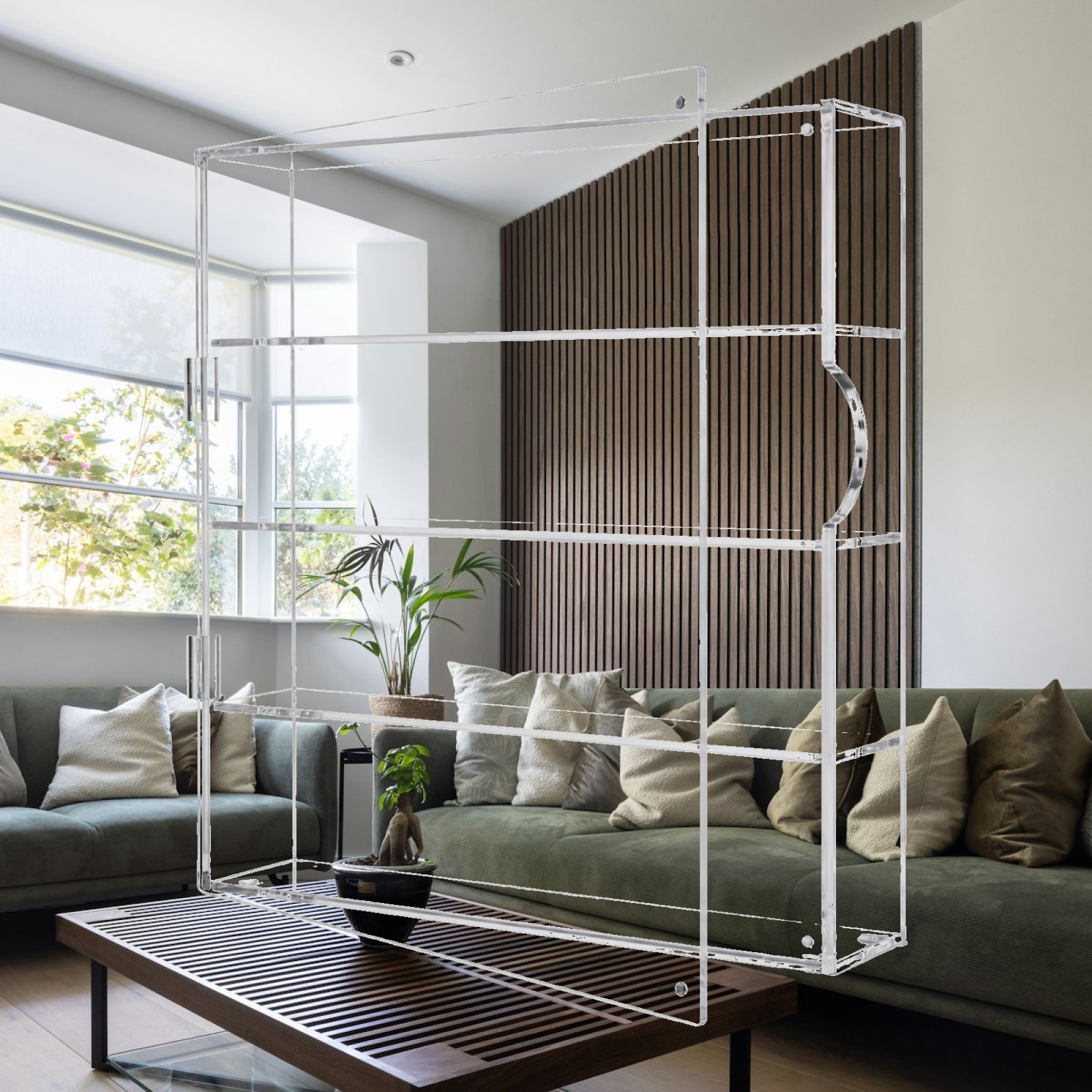 Transparent Acrylic Display Ca - Cabinet Hinges recension och pris
