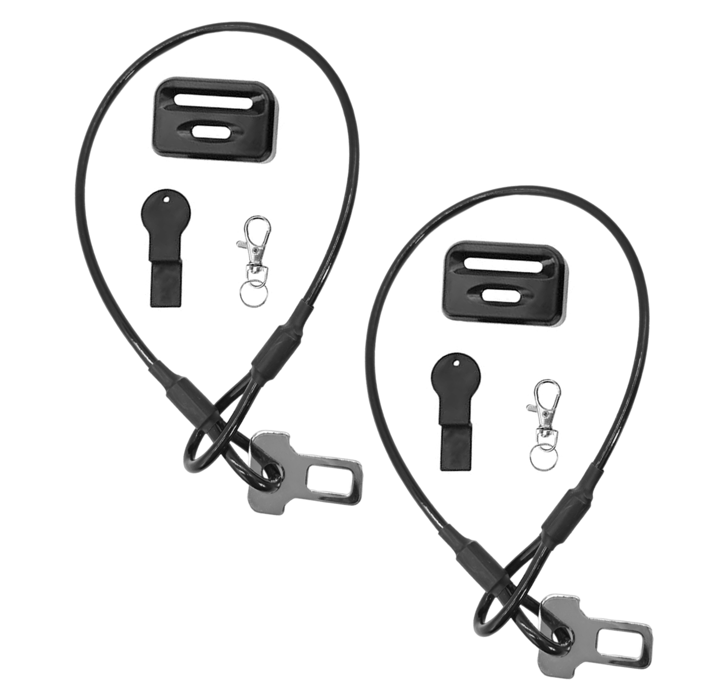 2 Pack Safety Rope Seat Belt L - Door Lock recension och pris