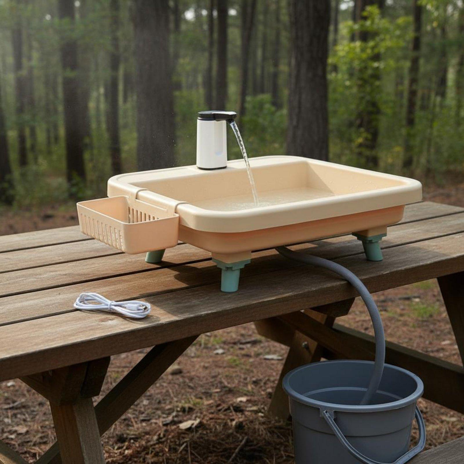 Outdoor Camping Washbasin Port - Faucet recension och pris