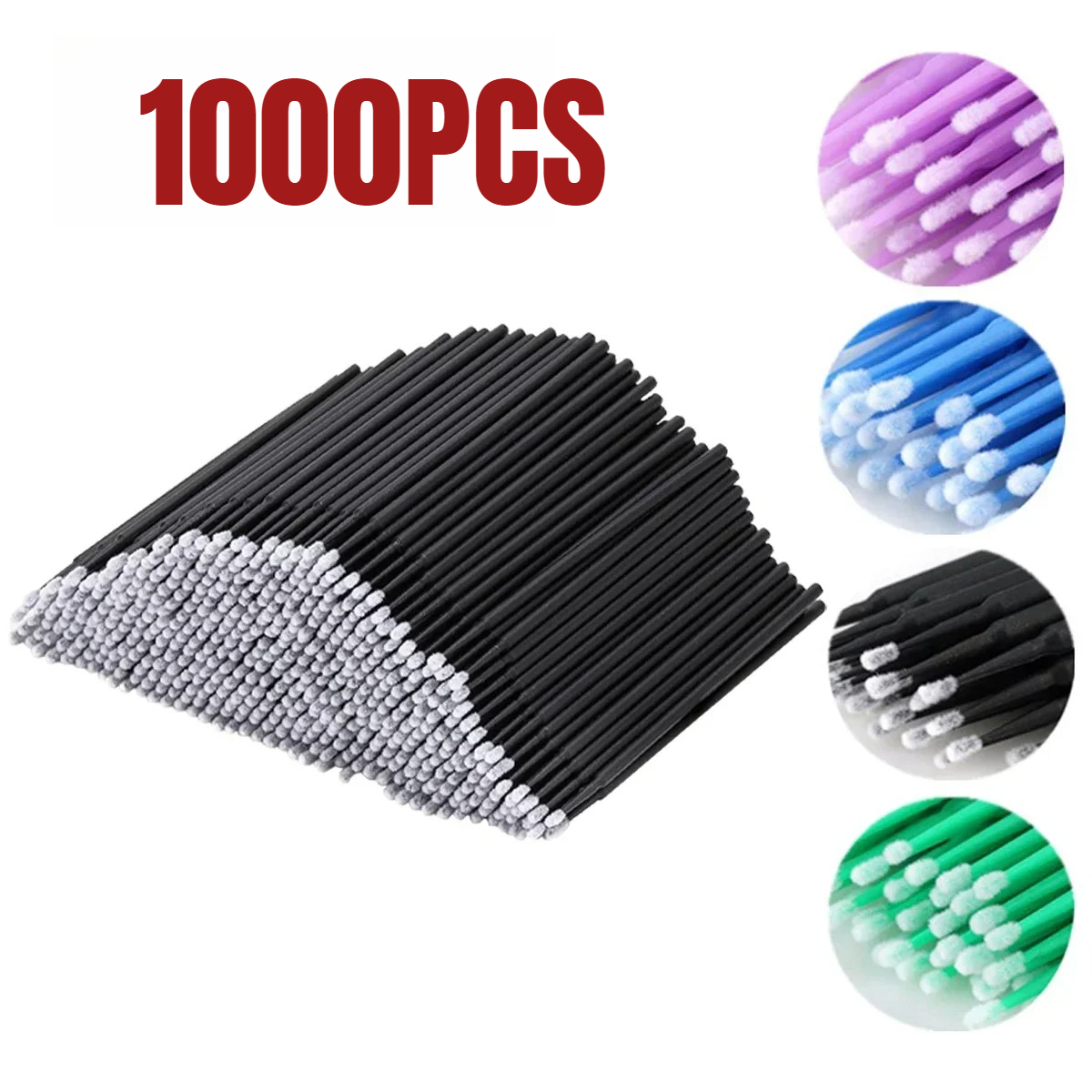 1000/500PCS Eyelash Cleaning B - Paint Brush recension och pris