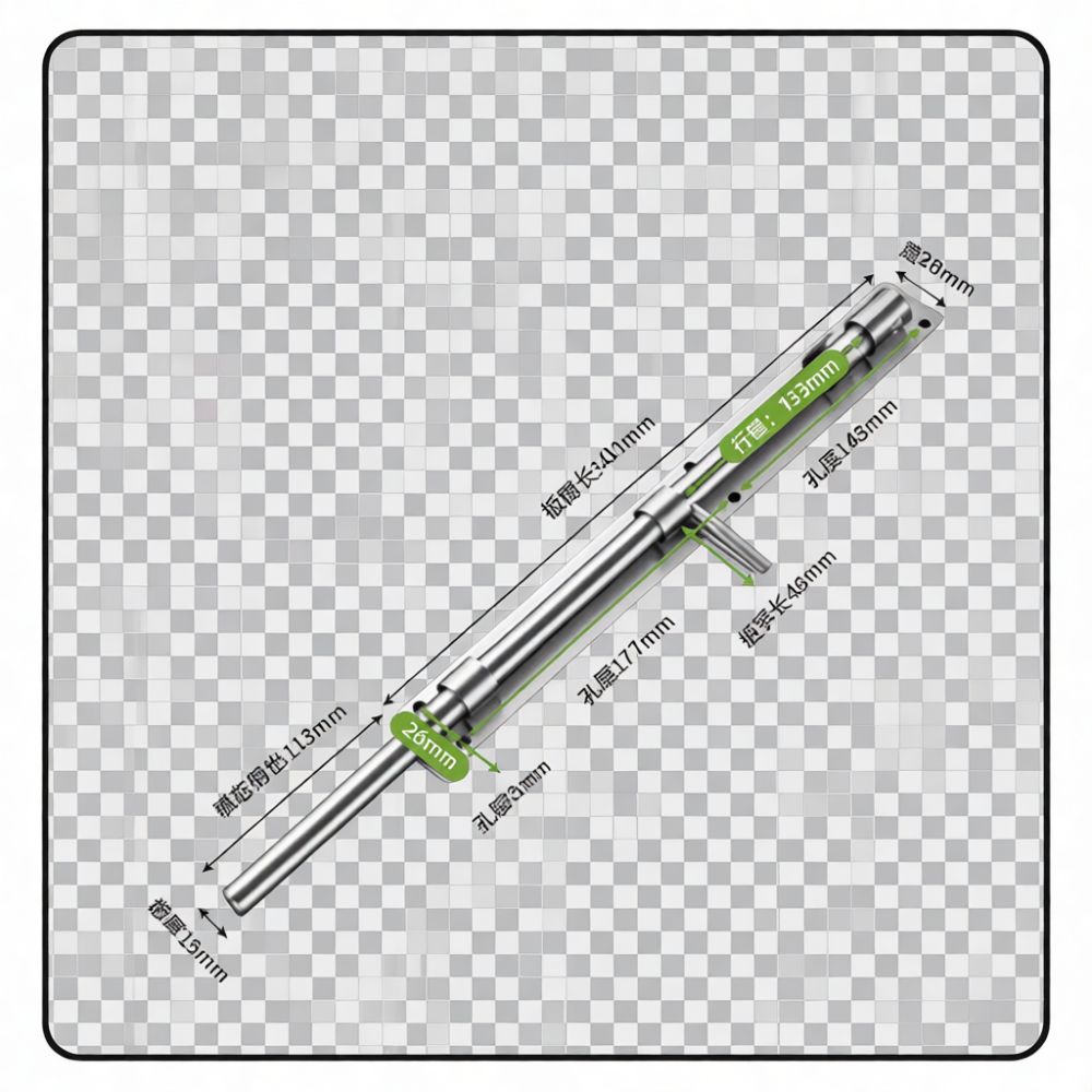 304 Stainless Steel Door Bolt  - Home Improvement Fence recension och pris