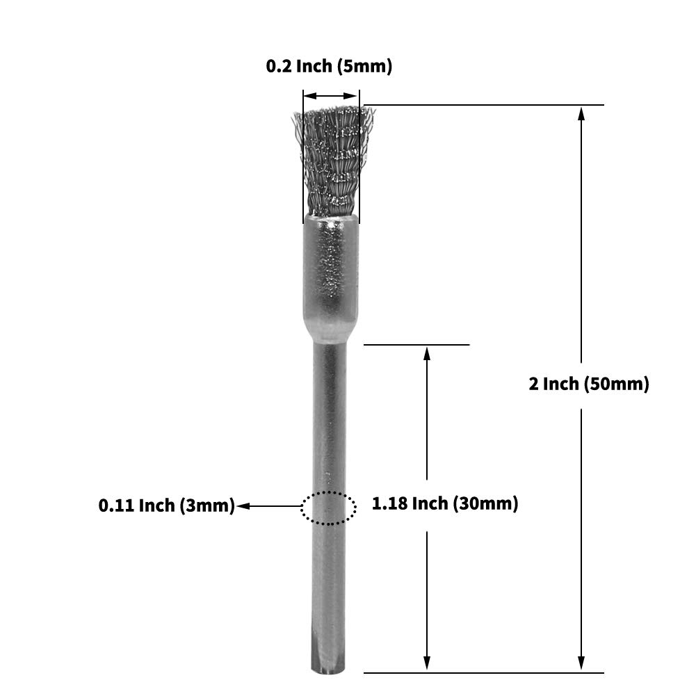 Steel Cleaning End Brushes Pen - Paint Brush recension och pris