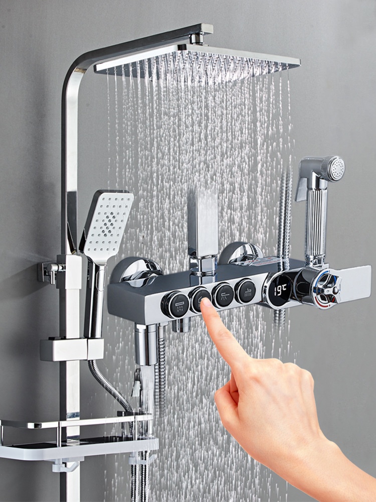 Luxury Silver Led Digital Disp - Faucet recension och pris