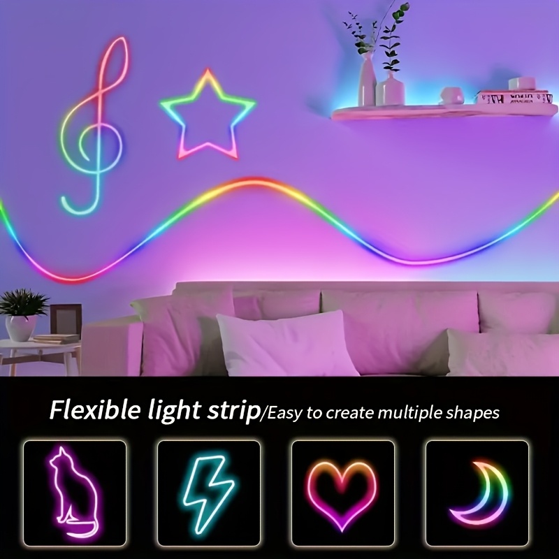 RGBIC Flexible Neon Strip Ligh - Led Strip Lights recension och pris