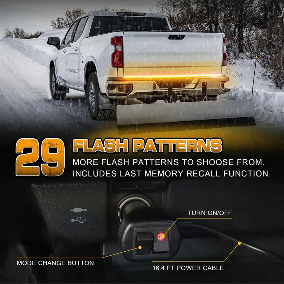 *X07A 60Inch Tailgate Strobe L - Led Strip Lights recension och pris