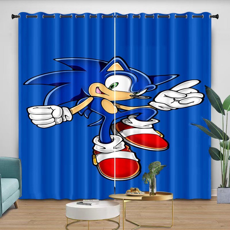 Curtains sonic Cartoon Protect - Curtain Rods recension och pris