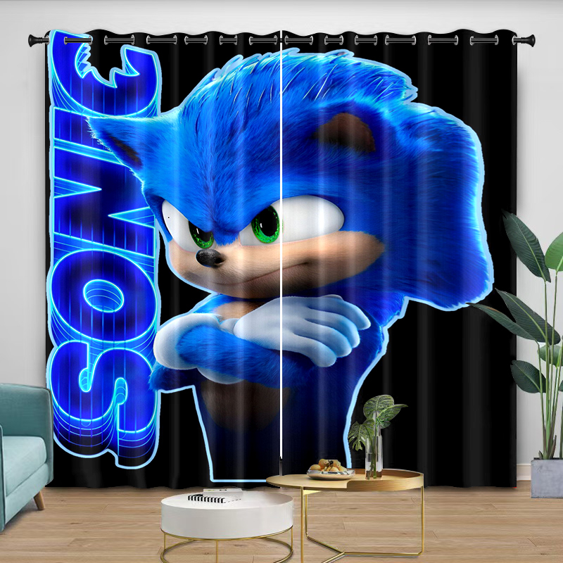 Curtains sonic Cartoon Protect - Curtain Rods recension och pris