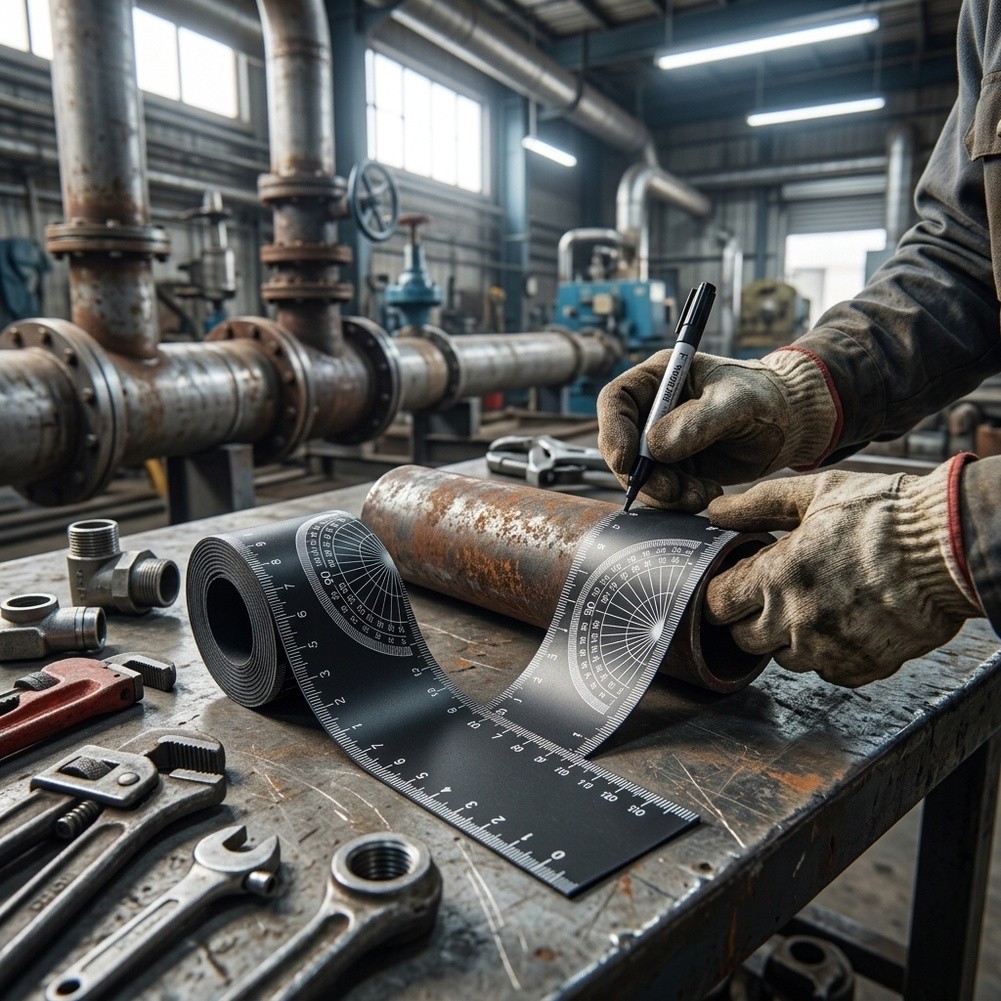 Pipe Measuring Tool Wrap Aroun - Tape Measure recension och pris