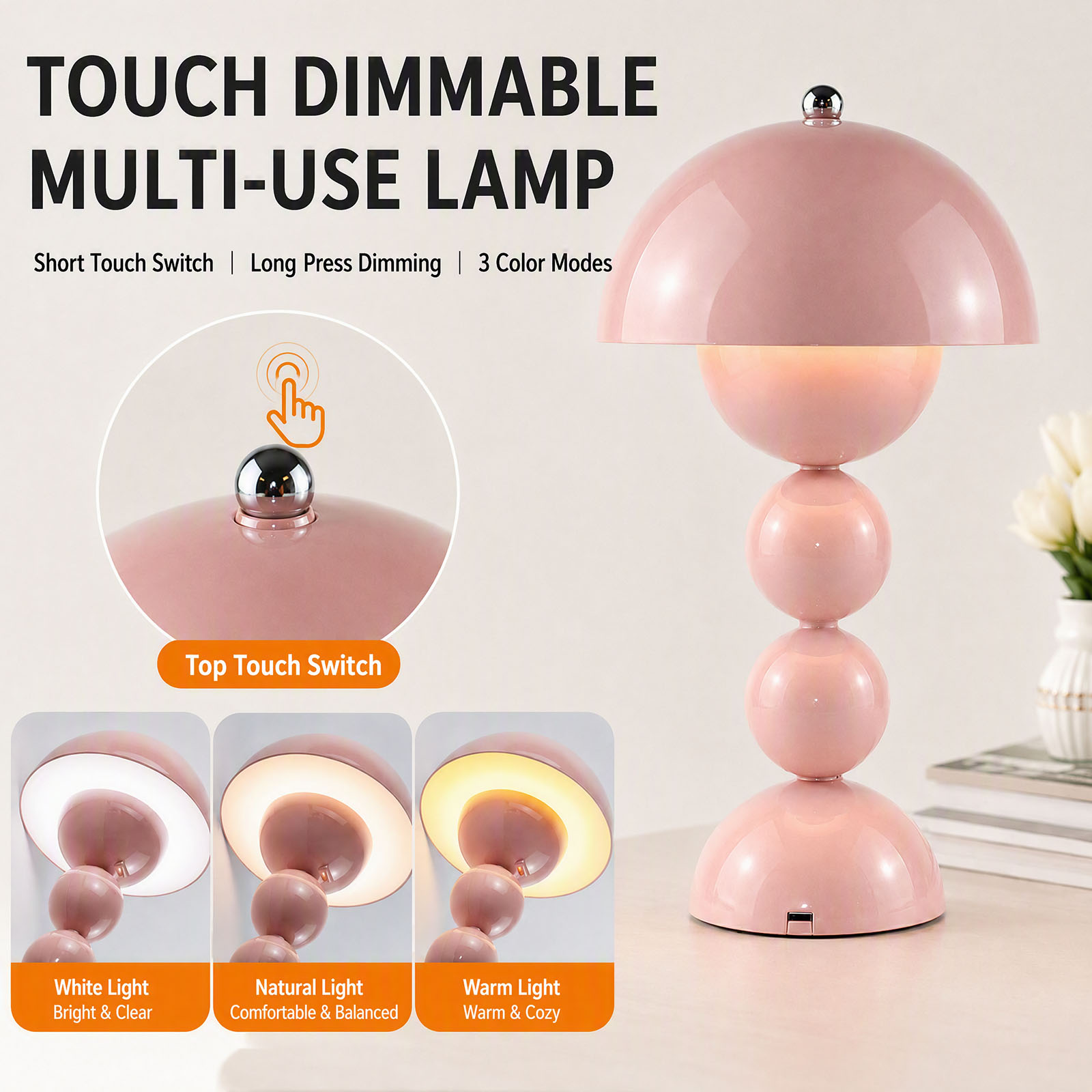 Vintage Mushroom Table Lamp US - Light Switch recension och pris