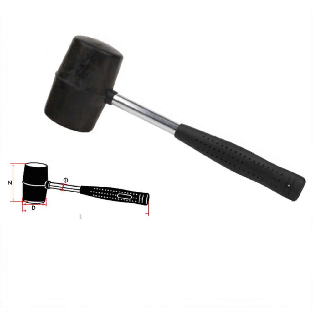 Premium Rubber Mallet For Cera - Home Improvement Mark recension och pris