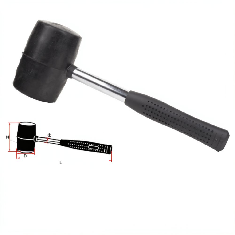 Premium Rubber Mallet For Cera - Home Improvement Mark recension och pris