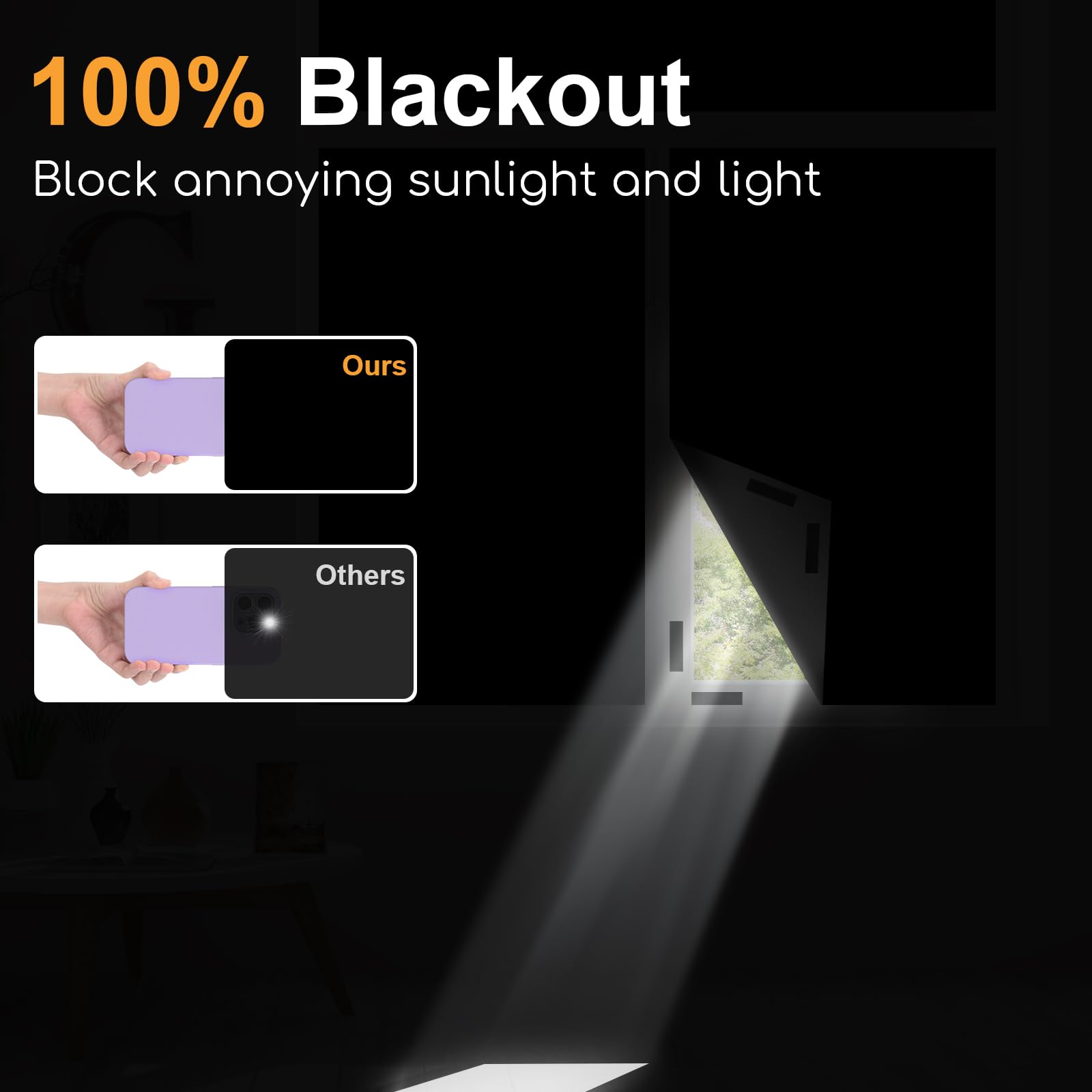 Blackout Blinds Stick On Tempo - Curtain Rods recension och pris