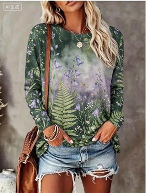 Women Long Sleeve T‑Shirt Grad - Wallpaper recension och pris