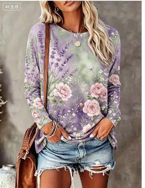 Women Long Sleeve T‑Shirt Grad - Wallpaper recension och pris