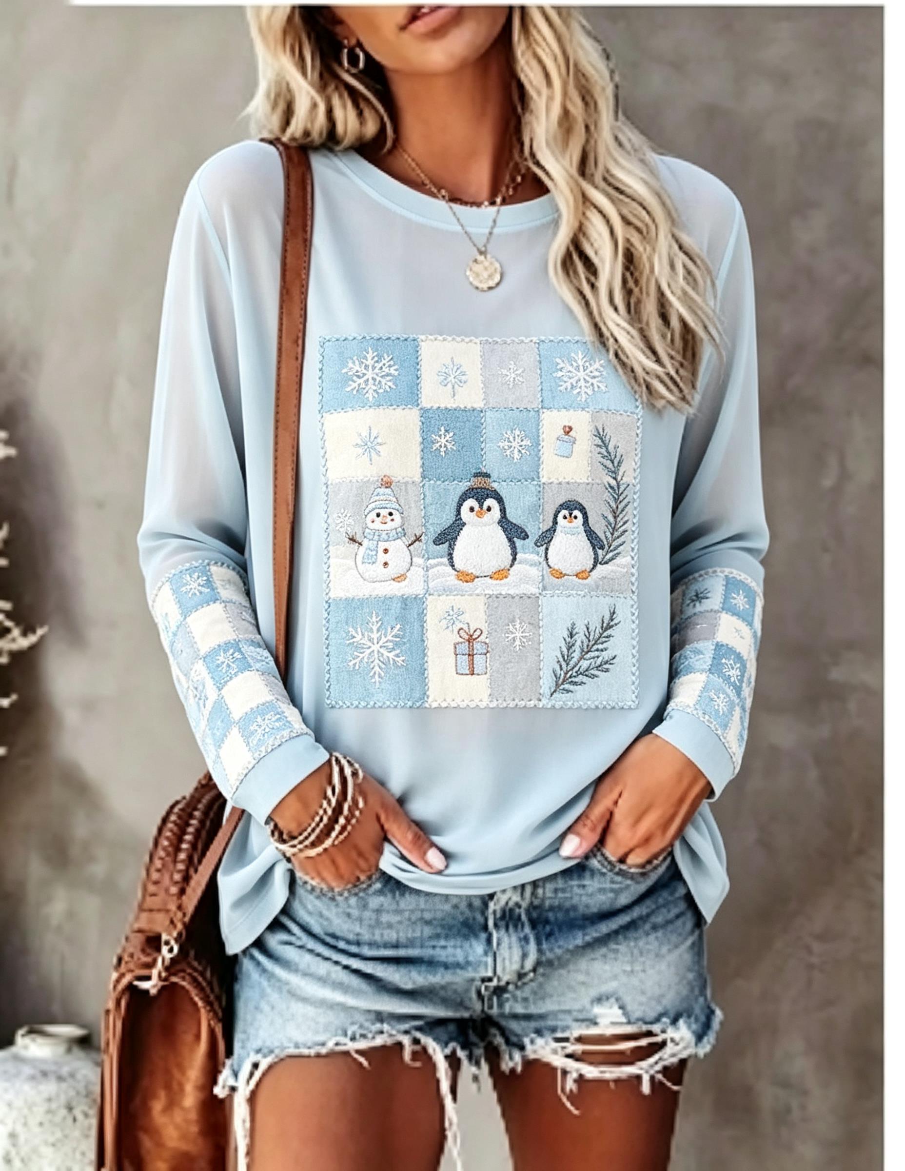Women Long Sleeve T Shirt Fox  - Wallpaper recension och pris
