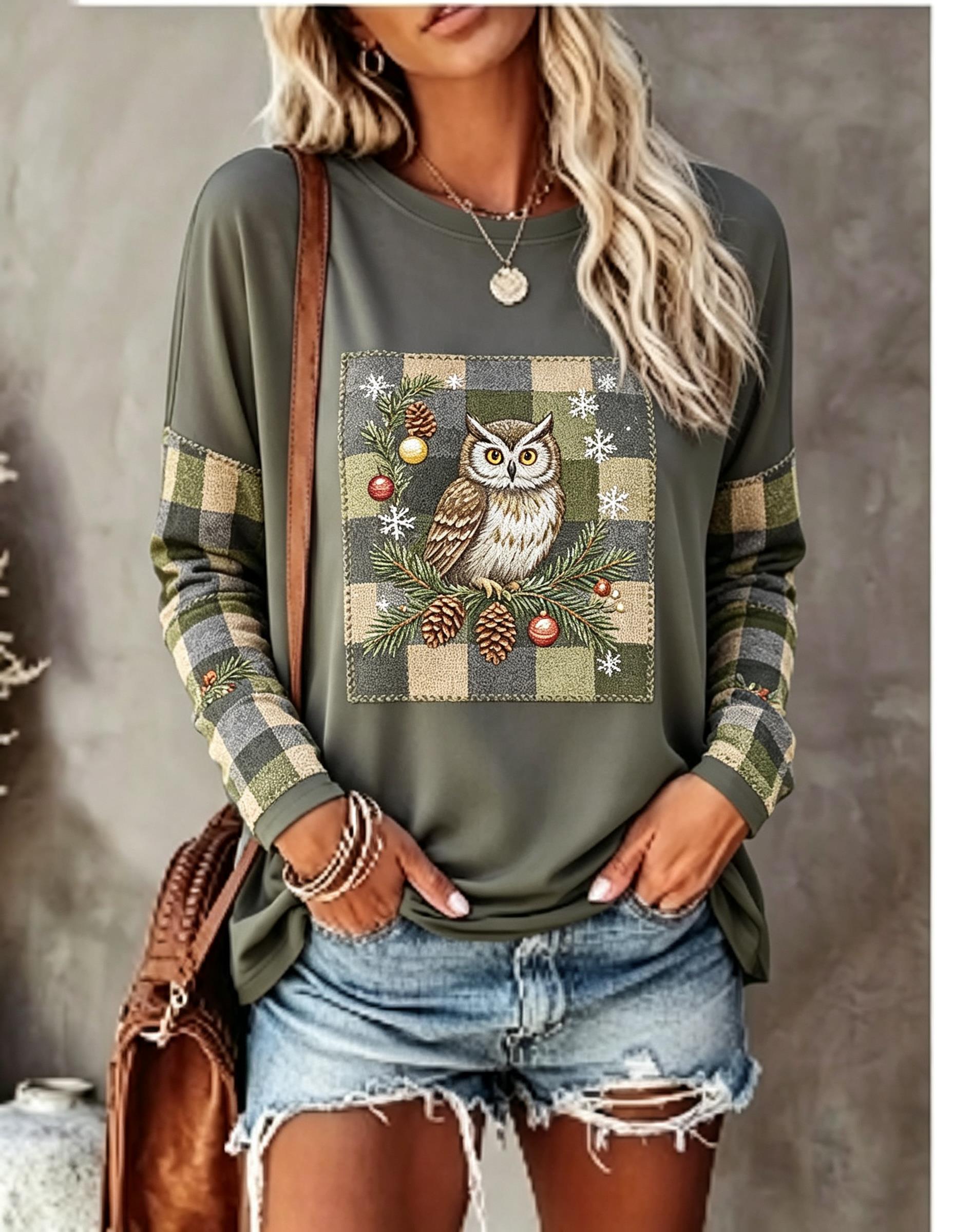 Women Long Sleeve T Shirt Fox  - Wallpaper recension och pris