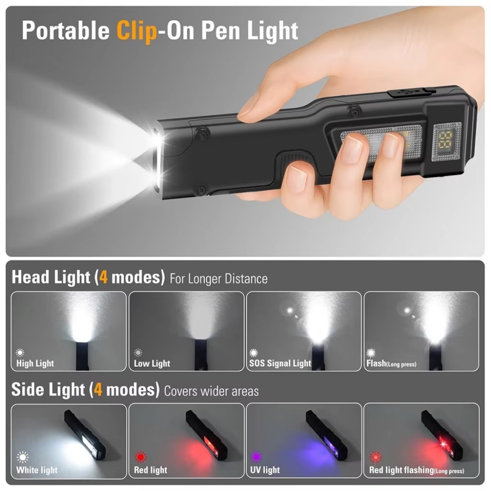 Ultra-Thin EDC Rechargeable LE - Light Switch recension och pris