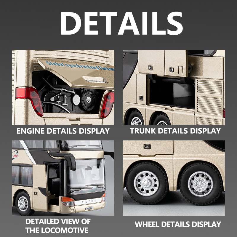 Alloy Bus Model with Lights &  - Light Switch recension och pris