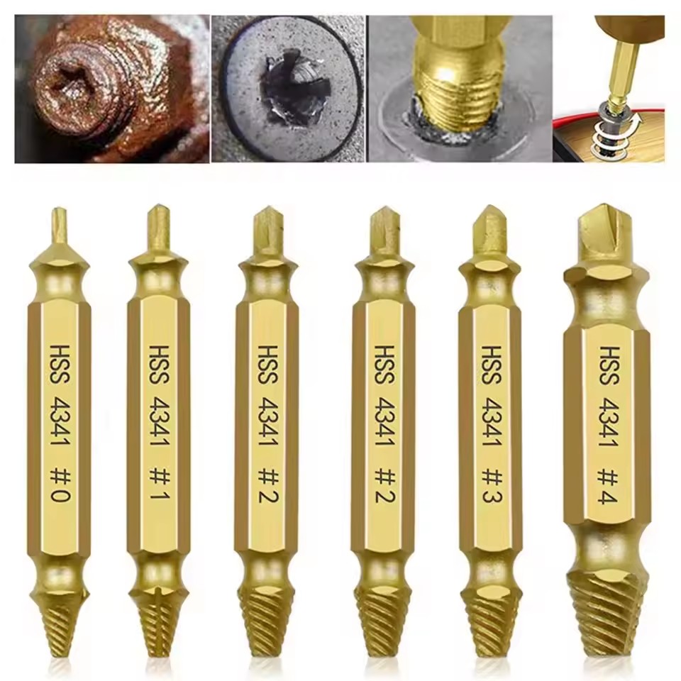 Damaged Broken Screw Extractor - Drill Bits recension och pris