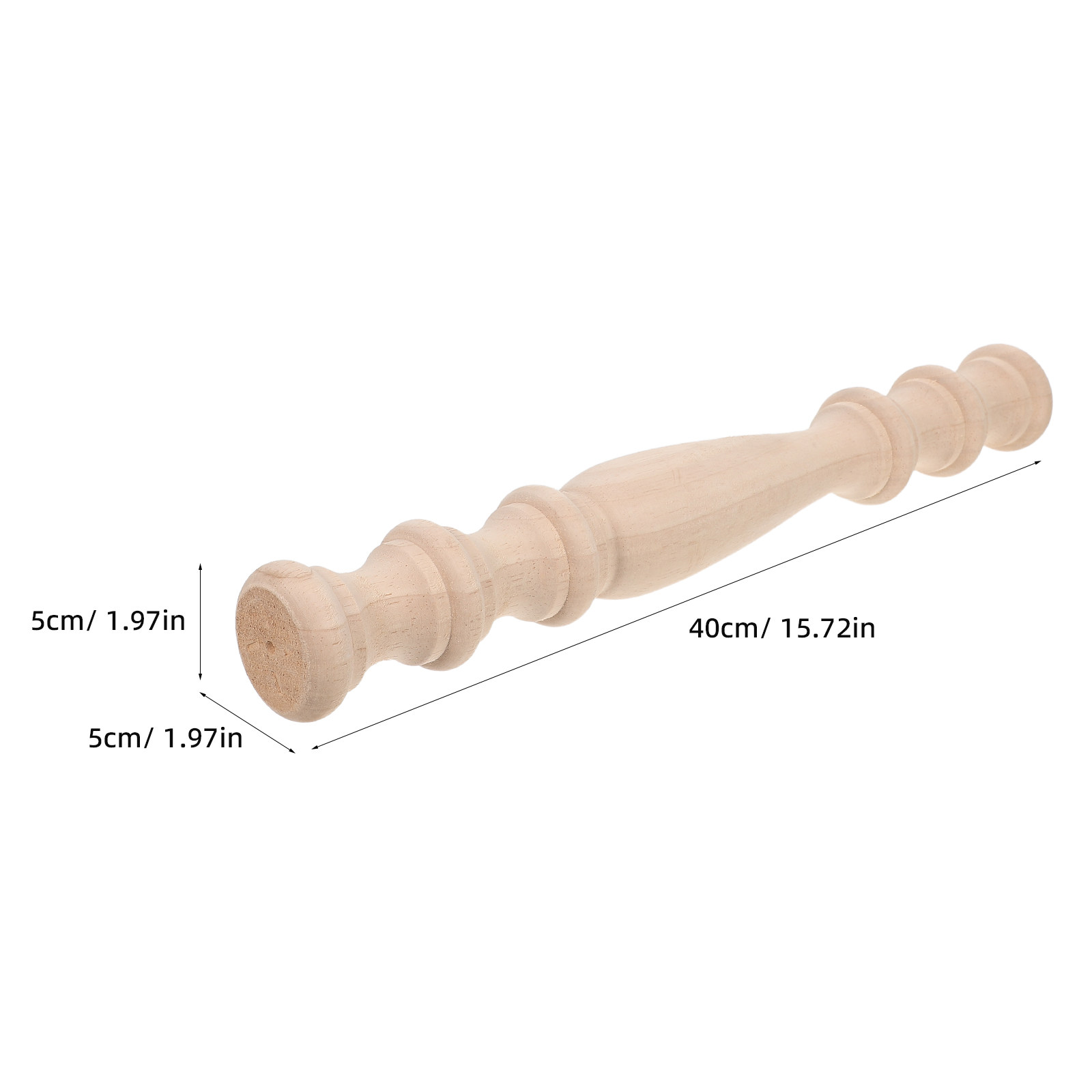 Unpainted Wood Baluster Post E - Home Improvement Fence recension och pris