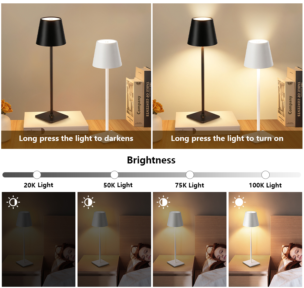 LED Rechargeable Desk Light Wi - Light Switch recension och pris