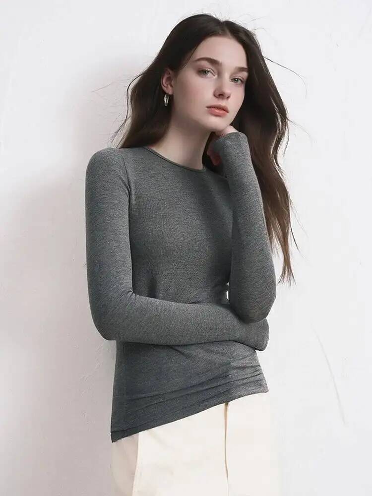 Women Cashmere Blend Long Slee - Wallpaper recension och pris