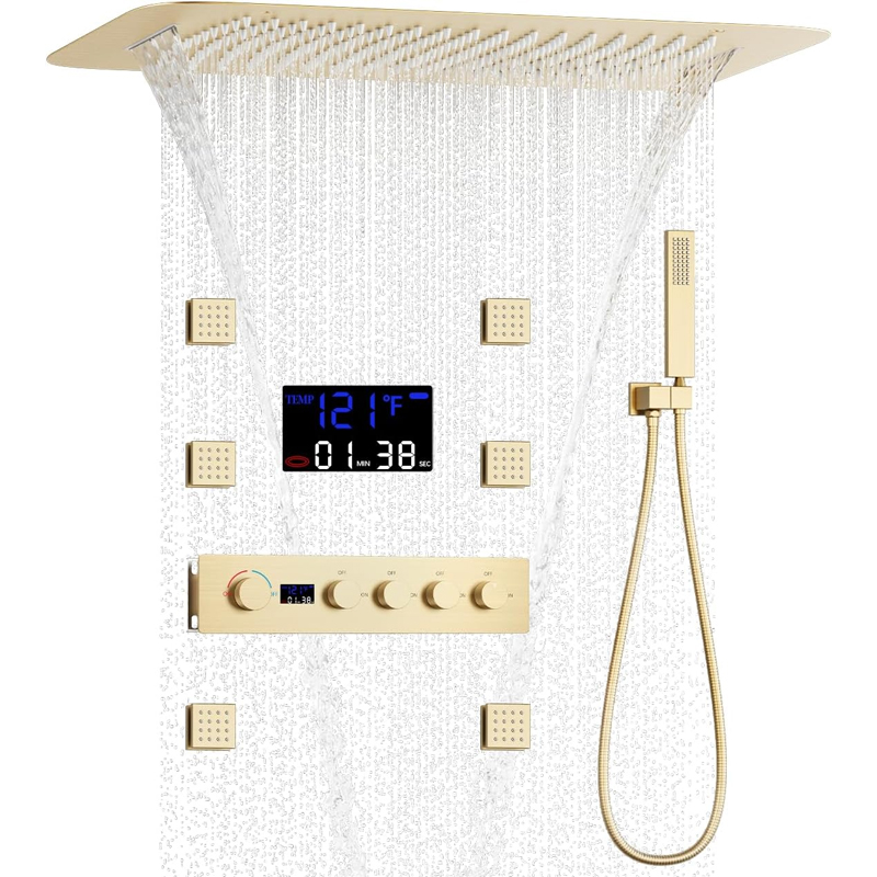 Brass Brushed Gold Digital Dis - Faucet recension och pris