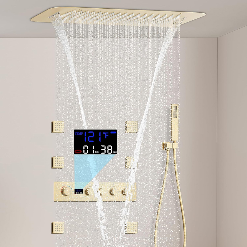 Brass Brushed Gold Digital Dis - Faucet recension och pris