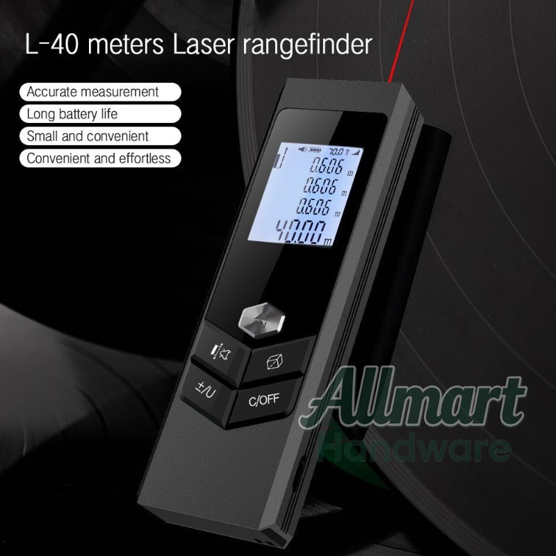 Handheld 40m Laser Distance Me - Tape Measure recension och pris
